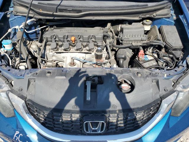 19XFB2F8XEE260837 - 2014 HONDA CIVIC EX BLUE photo 11