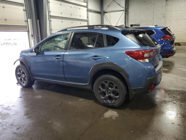 JF2GTHRC4MH352847 - 2021 SUBARU CROSSTREK SPORT BLUE photo 2