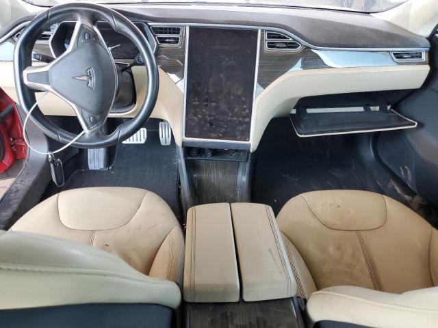 5YJSA1H18EFP48075 - 2014 TESLA MODEL S Qırmızı foto 8