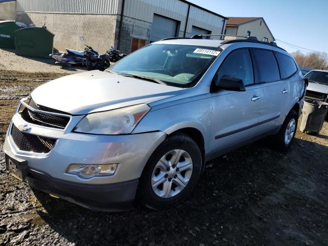 1GNKVFED6BJ380734 - 2011 CHEVROLET TRAVERSE LS SILVER photo 1