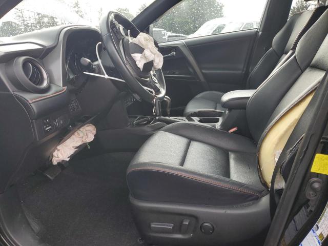2T3JFREV9JW734564 - 2018 TOYOTA RAV4 SE შავი ფოტო 7