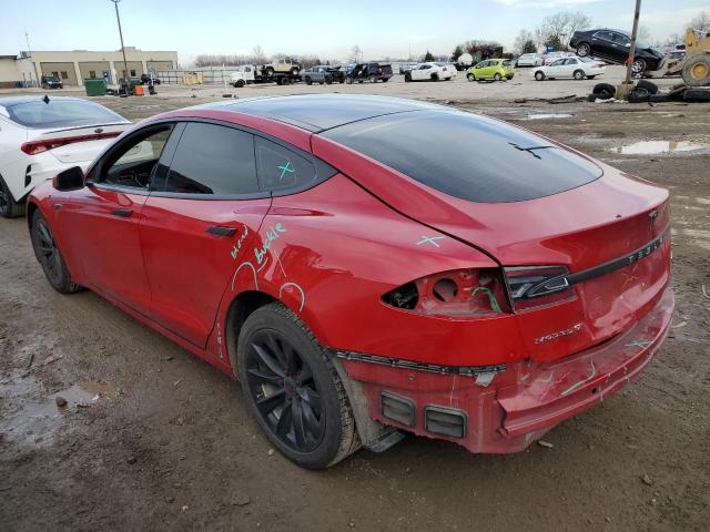 5YJSA1E22GF160849 - 2016 TESLA MODEL S Կարմիր լուսանկար 2