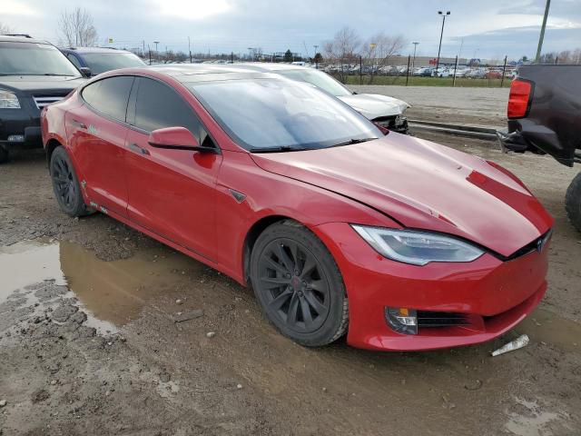 5YJSA1E22GF160849 - 2016 TESLA MODEL S Կարմիր լուսանկար 4
