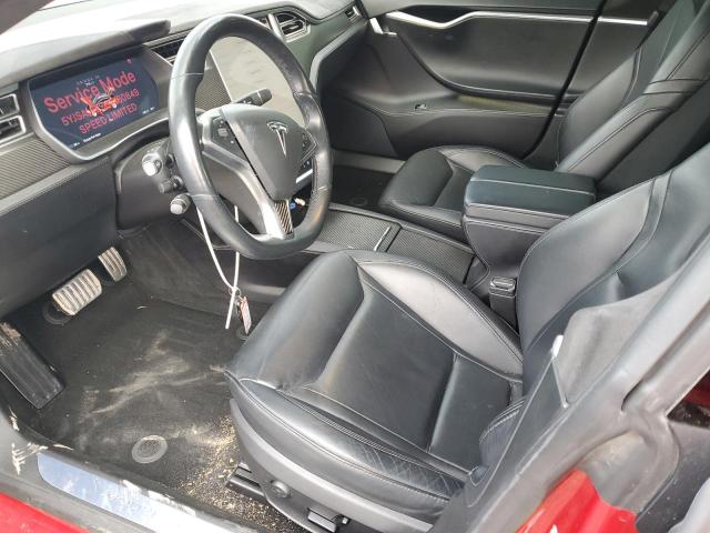 5YJSA1E22GF160849 - 2016 TESLA MODEL S Կարմիր լուսանկար 7