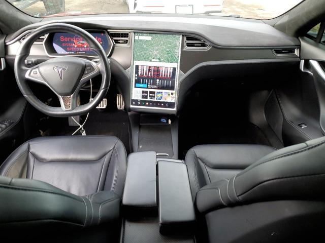 5YJSA1E22GF160849 - 2016 TESLA MODEL S Կարմիր լուսանկար 8