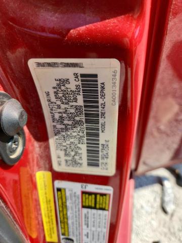 5YFBU4EEXDP115659 - 2013 TOYOTA COROLLA BASE Kırmızı fotoğraf 12