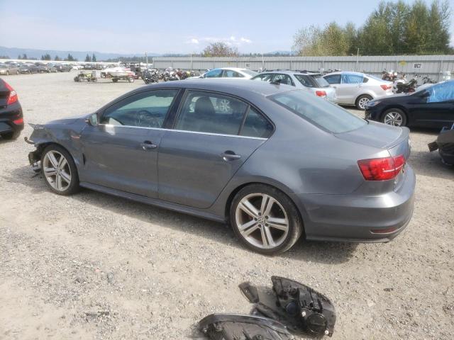 3VW4T7AJ4GM386192 - 2016 VOLKSWAGEN JETTA GLI GRAY photo 2