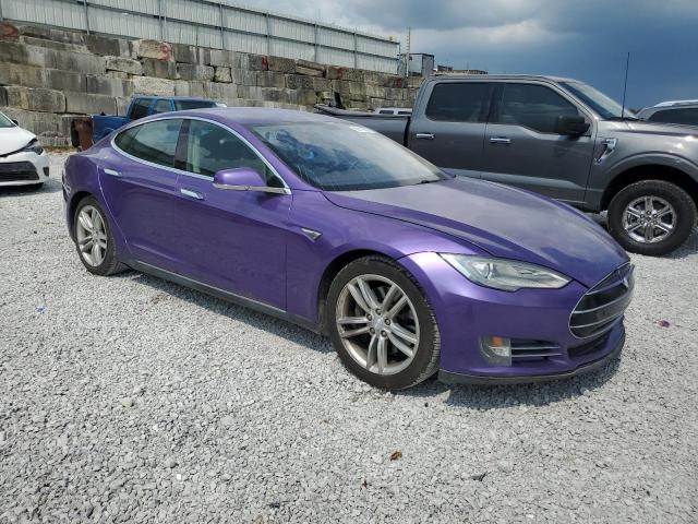 5YJSA1CN1DFP26444 - 2013 TESLA MODEL S Մանուշակագույն լուսանկար 4