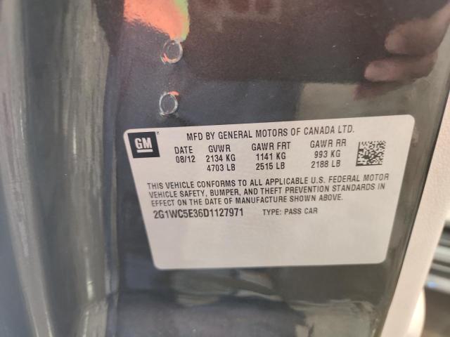 2G1WC5E36D1127971 - 2013 CHEVROLET IMPALA LTZ 石墨色 照片 12