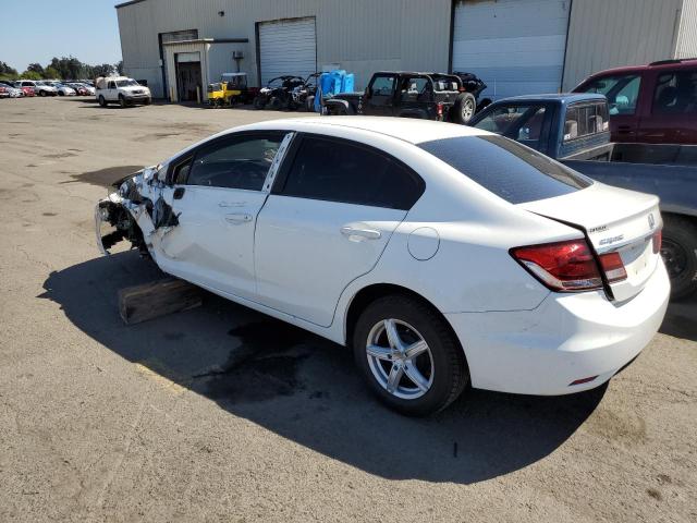 19XFB2F54FE219725 - 2015 HONDA CIVIC LX WHITE photo 2