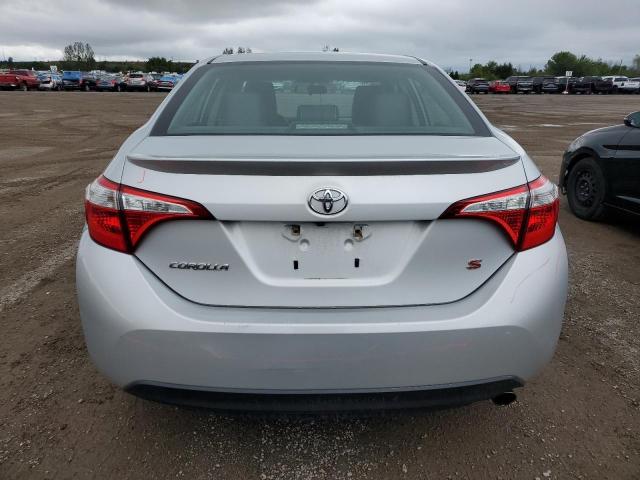 2T1BURHE9GC647952 - 2016 TOYOTA COROLLA L SILVER photo 6