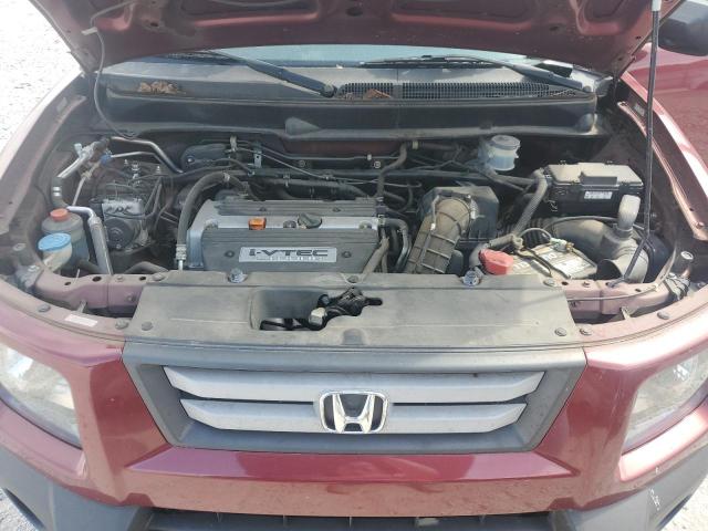 5J6YH28738L017114 - 2008 HONDA ELEMENT EX მუქწითელი ფოტო 12