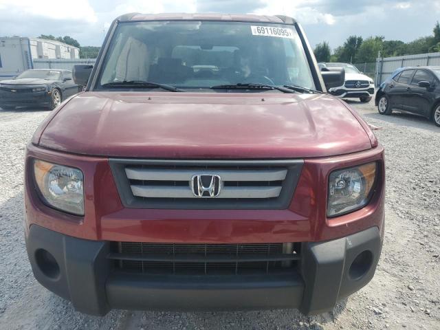 5J6YH28738L017114 - 2008 HONDA ELEMENT EX მუქწითელი ფოტო 5