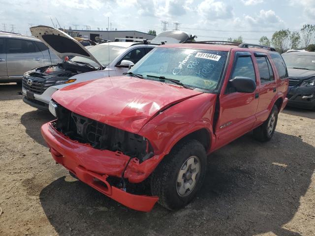 1GNDT13X04K139473 - 2004 CHEVROLET BLAZER RED photo 1