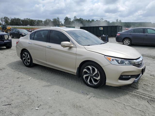 1HGCR3F89HA029599 - 2017 HONDA ACCORD EXL BEIGE photo 4
