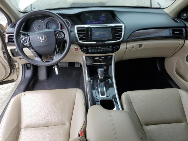 1HGCR3F89HA029599 - 2017 HONDA ACCORD EXL BEIGE photo 8