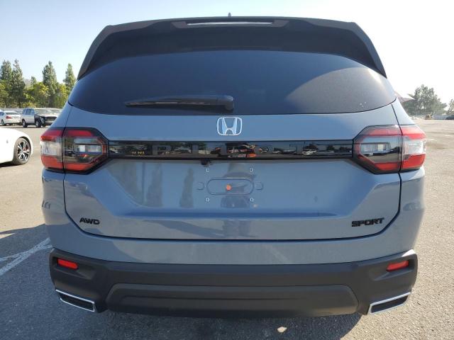 5FNYG1H36SB034497 - 2025 HONDA PILOT SPORT GRAY photo 6