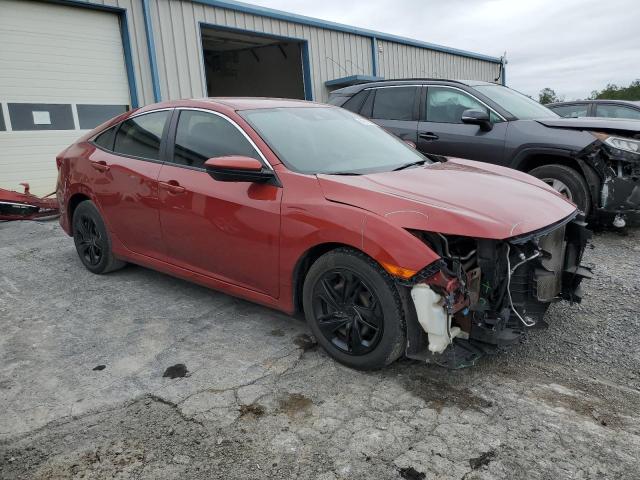 19XFC2F6XKE040069 - 2019 HONDA CIVIC LX ბურგუნდია ფოტო 4