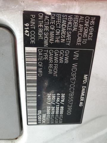WD3PE7CC7B5573900 - 2011 MERCEDES-BENZ SPRINTER 2500 Սպիտակ լուսանկար 13