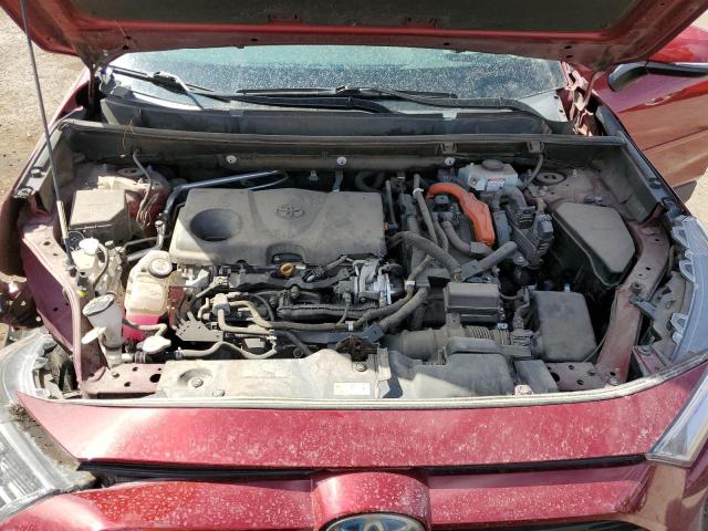4T3RWRFVXLU004506 - 2020 TOYOTA RAV4 XLE RED photo 12