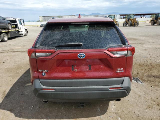 4T3RWRFVXLU004506 - 2020 TOYOTA RAV4 XLE RED photo 6