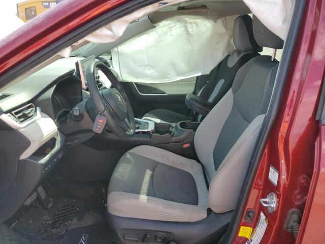 4T3RWRFVXLU004506 - 2020 TOYOTA RAV4 XLE RED photo 7