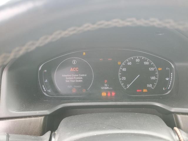 1HGCV1F58JA142648 - 2018 HONDA ACCORD EXL GRAY photo 9