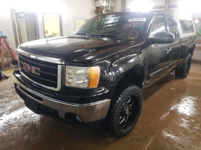 2GTEK290391124957 - 2009 GMC SIERRA K1500 SLE BLACK photo 1