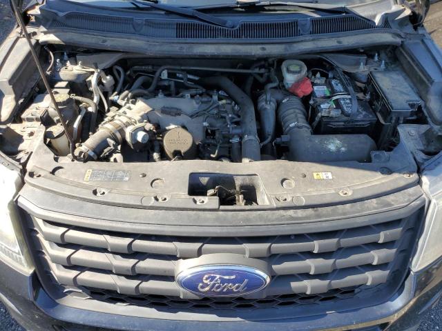 1FM5K8AT6HGA63349 - 2017 FORD EXPLORER POLICE INTERCEPTOR Чорний фото 12