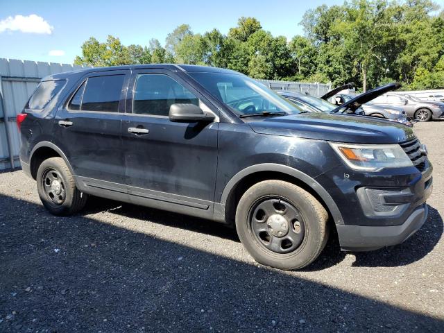 1FM5K8AT6HGA63349 - 2017 FORD EXPLORER POLICE INTERCEPTOR Чорний фото 4
