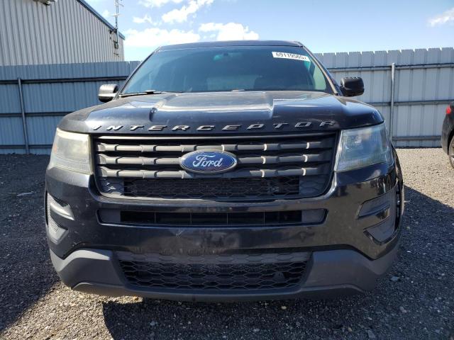 1FM5K8AT6HGA63349 - 2017 FORD EXPLORER POLICE INTERCEPTOR Чорний фото 5