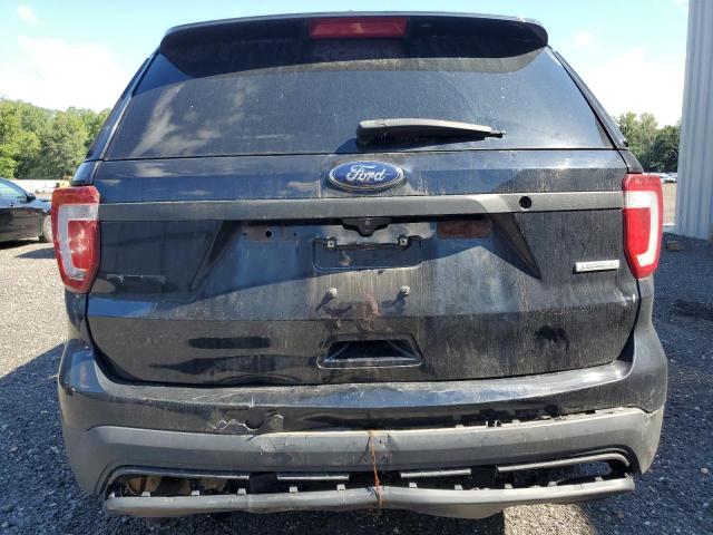 1FM5K8AT6HGA63349 - 2017 FORD EXPLORER POLICE INTERCEPTOR Чорний фото 6