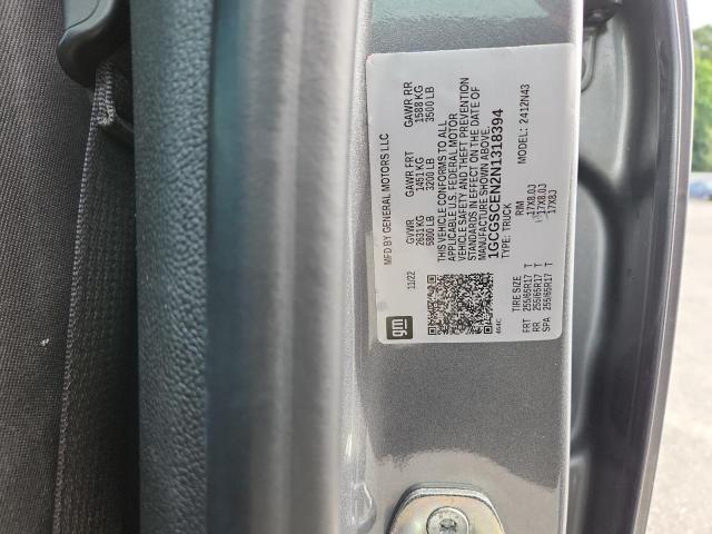 1GCGSCEN2N1318394 - 2022 CHEVROLET COLORADO LT GRAY photo 12