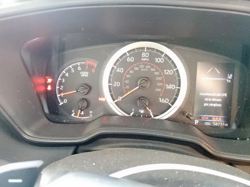 JTDS4MCE7N3504918 - 2022 TOYOTA COROLLA SE BLUE photo 9