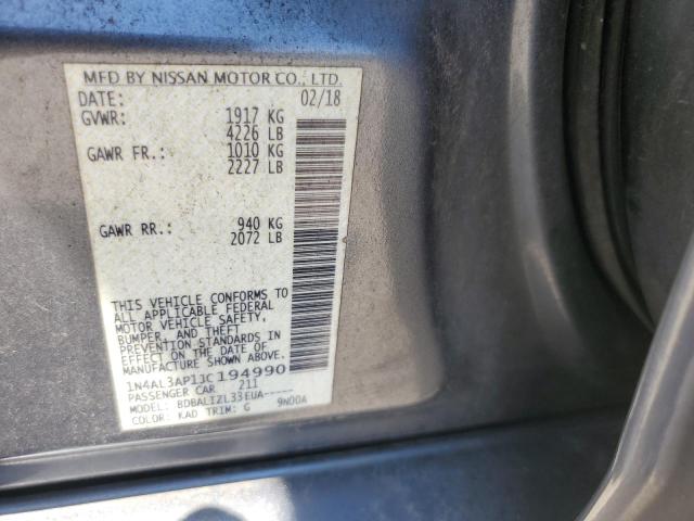 1N4AL3AP1JC194990 - 2018 NISSAN ALTIMA 2.5 Silber Foto 13