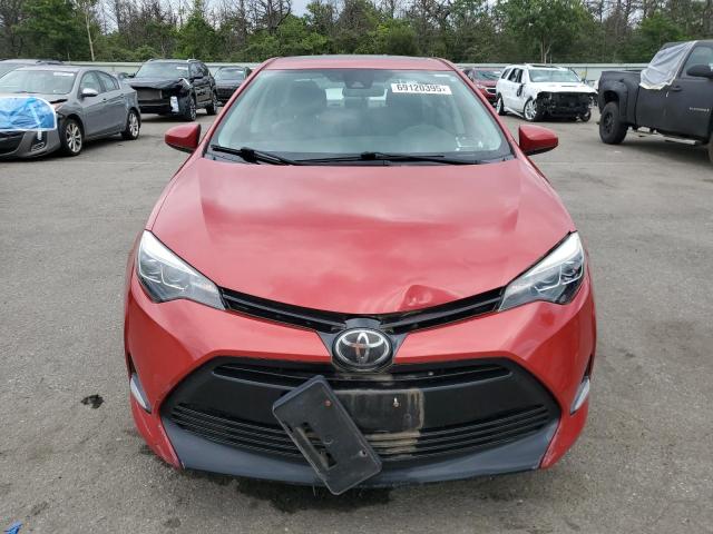 2T1BURHE8JC964631 - 2018 TOYOTA COROLLA L 红色 照片 5