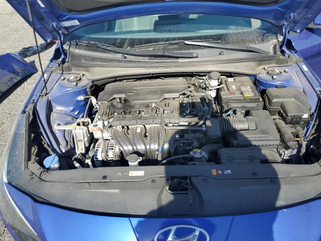 KMHLS4AG8MU152189 - 2021 HYUNDAI ELANTRA SEL BLUE photo 11