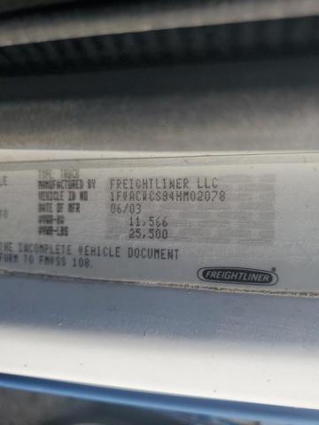 1FVACWCS84HM02078 - 2004 FREIGHTLINER M2 106 MEDIUM DUTY BLUE photo 10