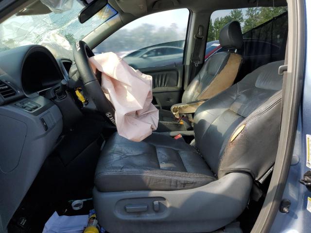 5FNRL38716B070280 - 2006 HONDA ODYSSEY EXL BLUE photo 7