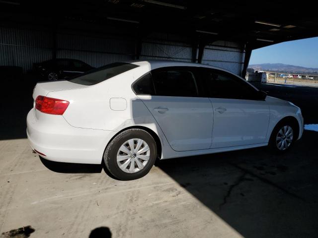 3VW2K7AJ5EM375497 - 2014 VOLKSWAGEN JETTA BASE WHITE photo 3