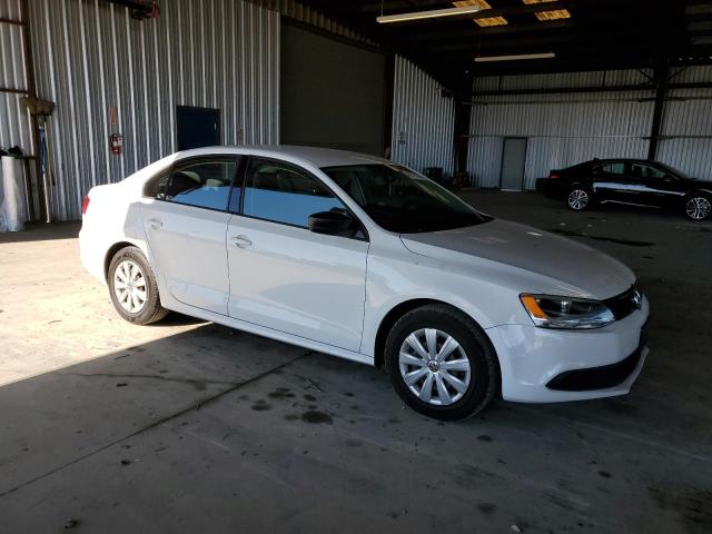 3VW2K7AJ5EM375497 - 2014 VOLKSWAGEN JETTA BASE WHITE photo 4