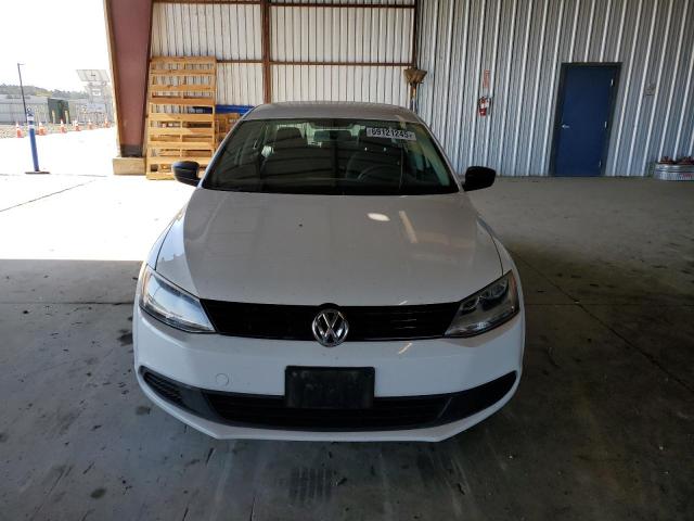 3VW2K7AJ5EM375497 - 2014 VOLKSWAGEN JETTA BASE WHITE photo 5