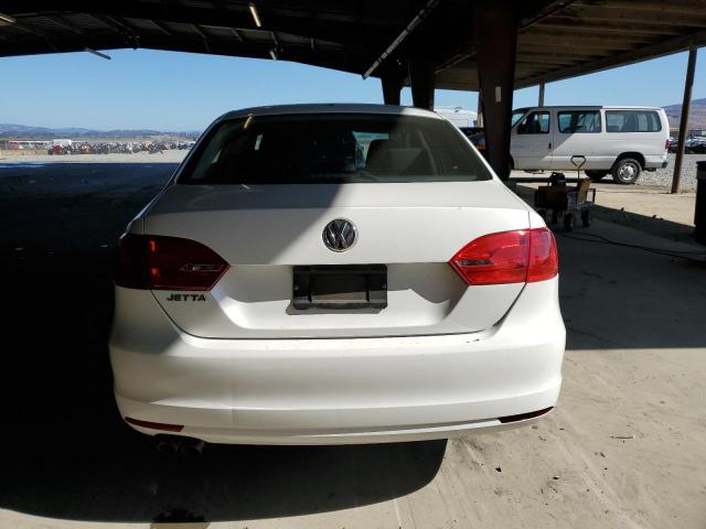 3VW2K7AJ5EM375497 - 2014 VOLKSWAGEN JETTA BASE WHITE photo 6