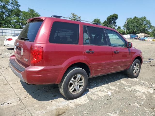 2HKYF185X5H523124 - 2005 HONDA PILOT EXL 栗色 照片 3