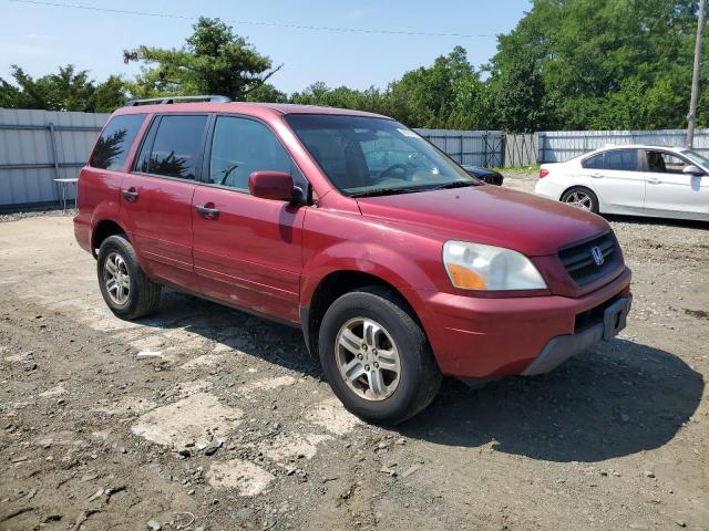 2HKYF185X5H523124 - 2005 HONDA PILOT EXL 栗色 照片 4