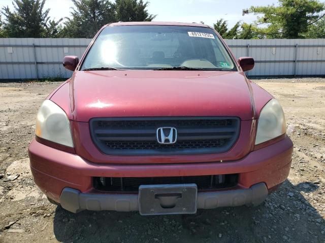 2HKYF185X5H523124 - 2005 HONDA PILOT EXL 栗色 照片 5
