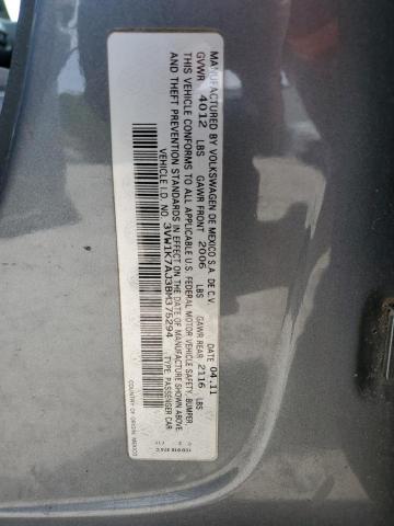 3VW1K7AJ3BM375294 - 2011 VOLKSWAGEN JETTA BASE GRAY photo 12