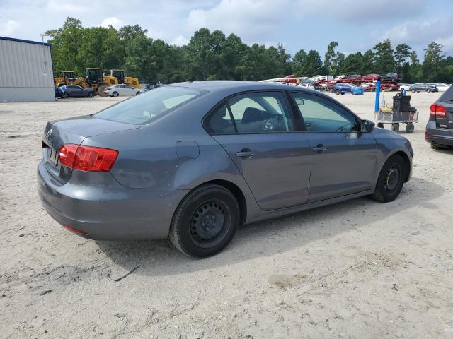3VW1K7AJ3BM375294 - 2011 VOLKSWAGEN JETTA BASE GRAY photo 3