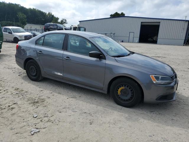 3VW1K7AJ3BM375294 - 2011 VOLKSWAGEN JETTA BASE GRAY photo 4