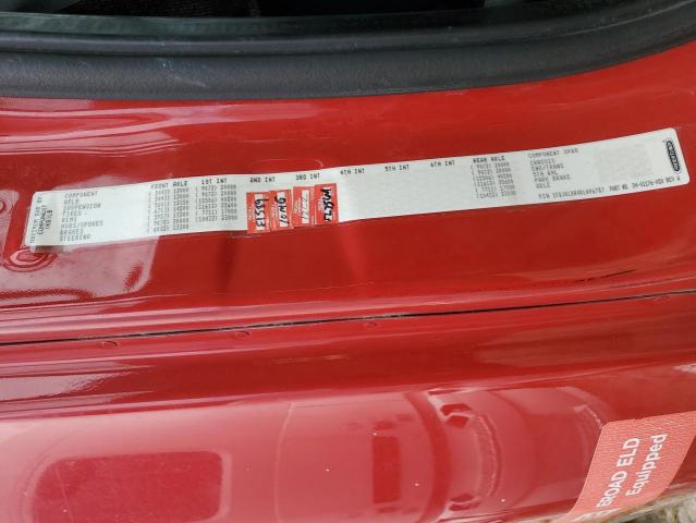 1FUJGLDR4BLAV6787 - 2011 FREIGHTLINER CASCADIA წითელი ფოტო 10